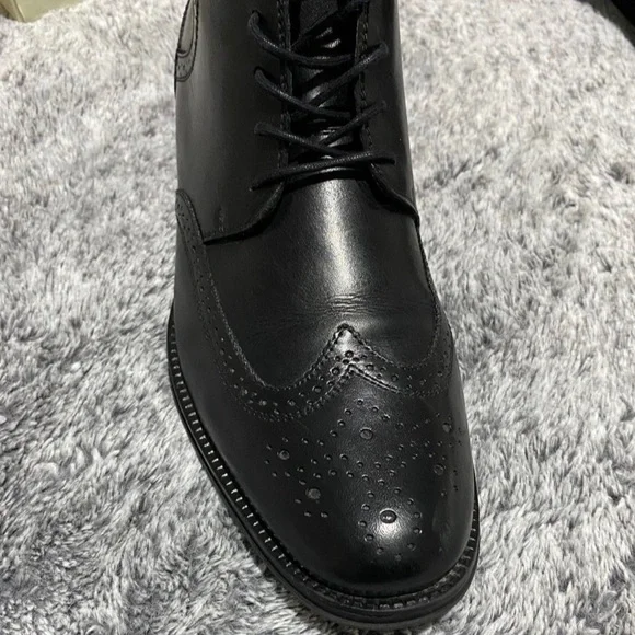 Men's Johnston Murphy Boots, Black, Waterproof, Wingtip